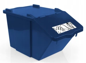 POJEMNIK SPLIT DO SEGREGACJI ODPADÓW 45 L NIEB.