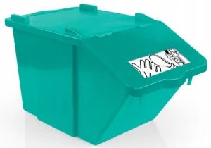 POJEMNIK SPLIT DO SEGREGACJI ODPADÓW 45 L ZIELONY