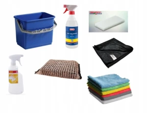 Zestaw do czyszczenia szyb kominkowych