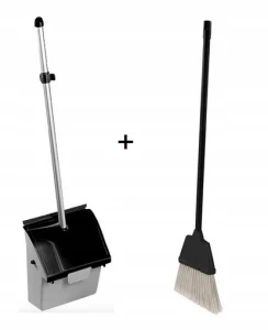 TTS Zestaw do zamiatania szufelka i miotła