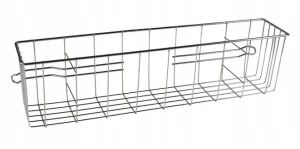 Koszyk boczny chromowany Maxi na wózek do podłóg