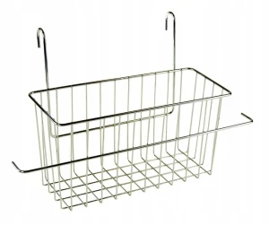 Koszyk chromowany na rączkę wózka do mycia podłóg