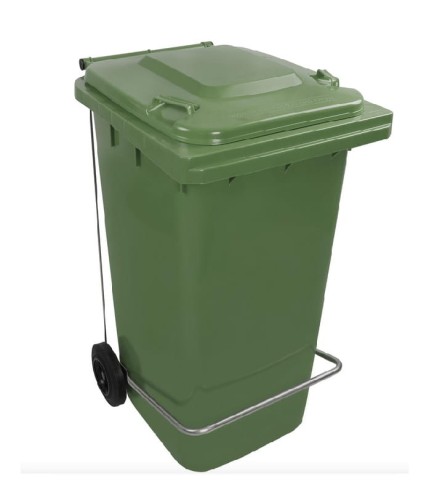 Kosz 120l zielony z pedałem.jpg