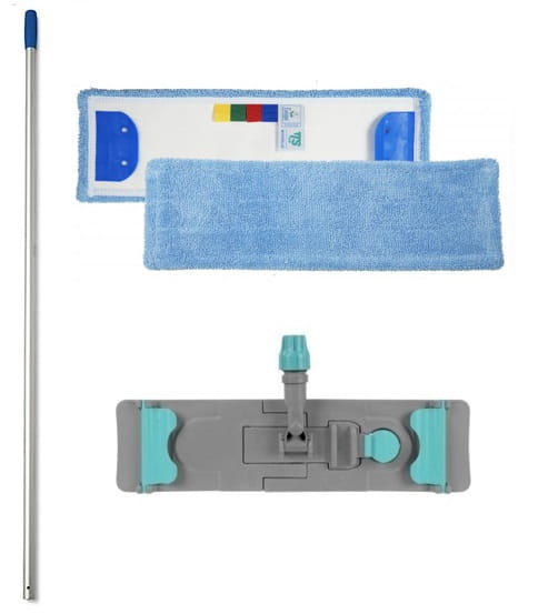 Zestaw 40cm kij, stelaż, mop 6952F BLUE