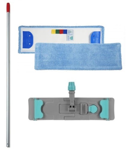 Zestaw 40cm kij, stelaż, mop 6952F RED