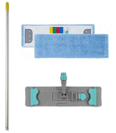 Zestaw 40cm kij, stelaż, mop 695N YELLOW