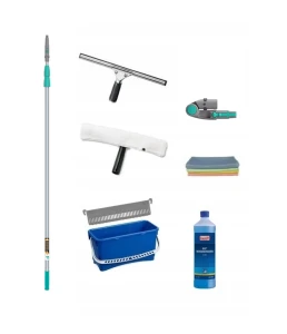 TTS Kij 2,5m do mycia okien, paneli PV + osprzęt 35 cm
