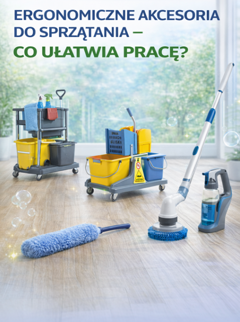Ergonomiczne akcesoria do sprzątania – co naprawdę ułatwia pracę?